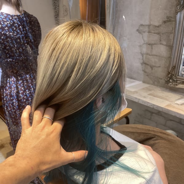 *LOREN*ブロンドインナーブルー