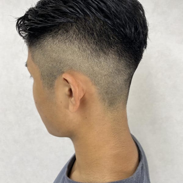 フェード風7:3オールバック|ビーケアーズトヨカワ be-cares toyokawa