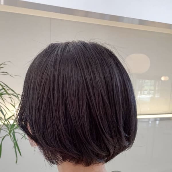 お手入れ簡単ナチュラル大人ボブ|MHMAPS