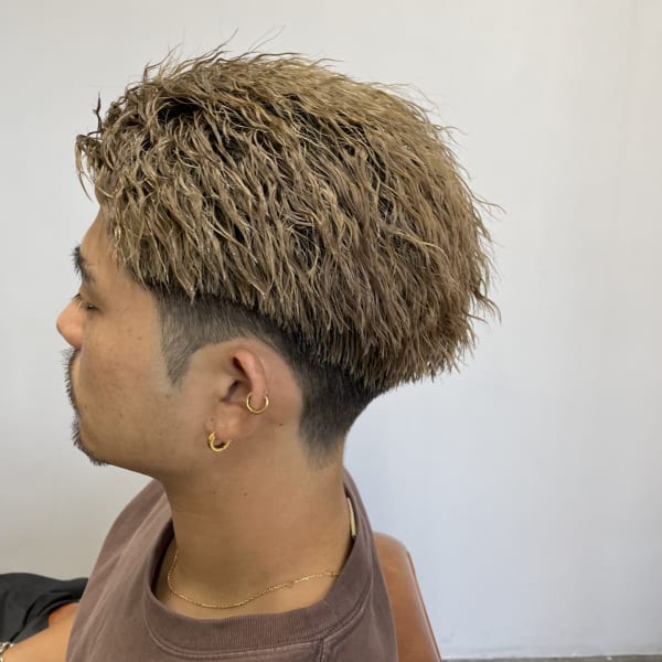 ブリーチパーマ|clomus homme