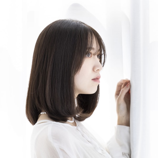 【Totia福島】ミディアムボブ×アッシュオリーブ