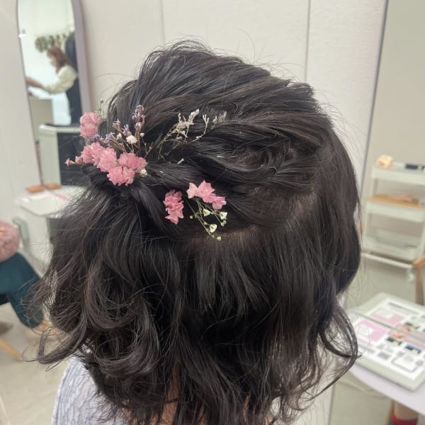 《花屋併設》ふんわりボブセット