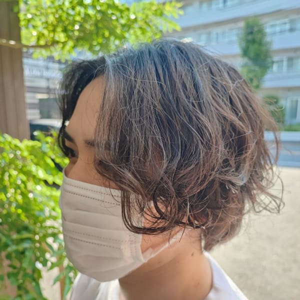 メンズミディアム パーマ