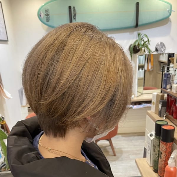 ショートヘア×デザインカラー[調布/国領/ショートヘア]