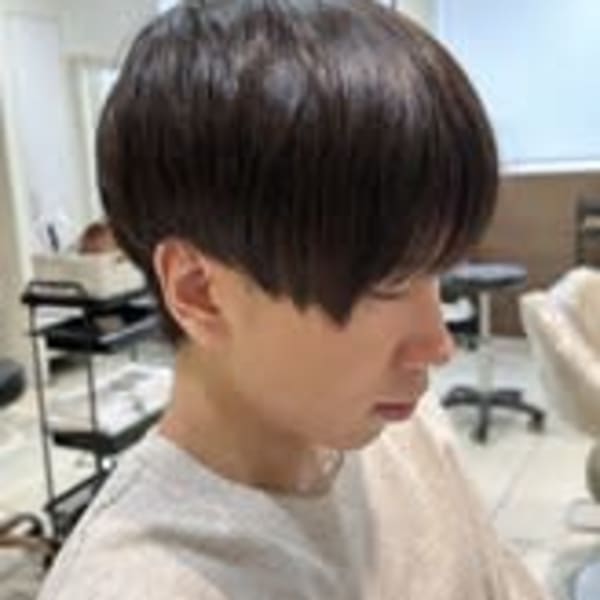 無造作マッシュ【縮毛矯正】
