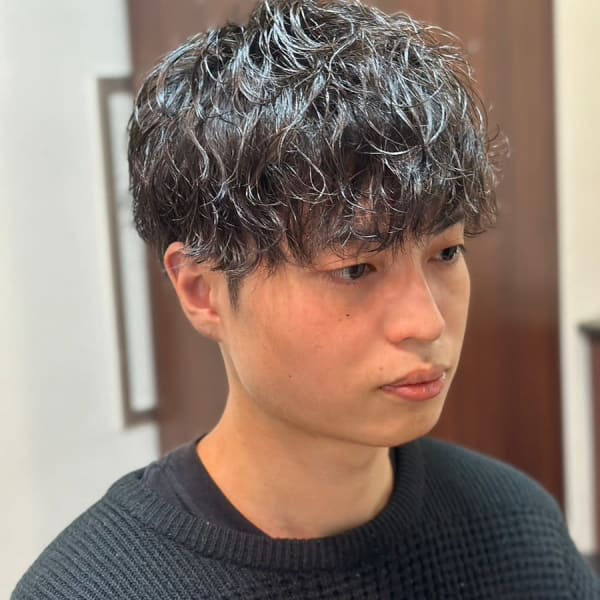 ツイスパ/ツイストスパイラル/パーマ/メンズ/20代/水道橋