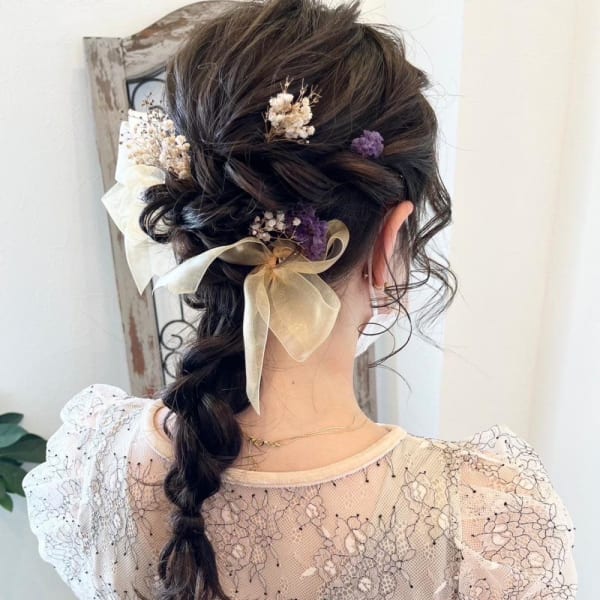 編みおろしアレンジ