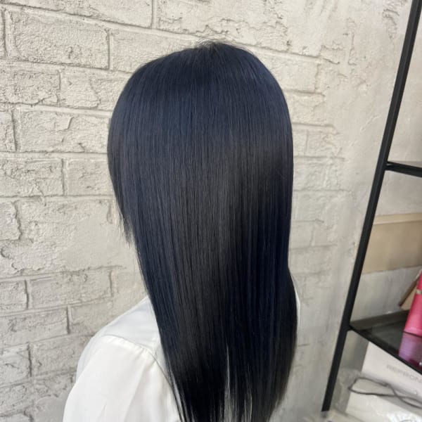 透明感抜群♪ダブルカラーブリーチブルーブラック