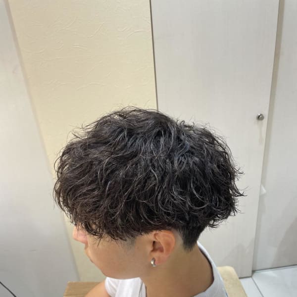 波巻きスパイラルパーマ