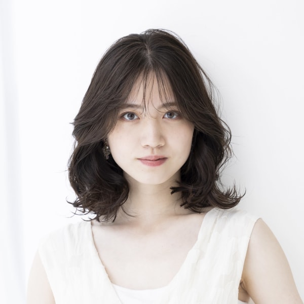 【Totia堀江】くびれミディアムボブ×アッシュオリーブ|Totia 堀江