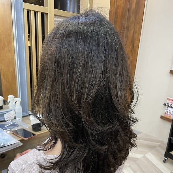ウルフカット/ニュアンスカラー