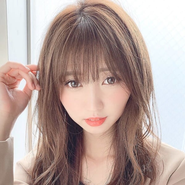 レイヤーロング/外ハネボブアッシュブラウンネオウルフ