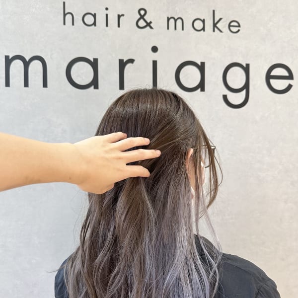 インナーカラー◎プラチナホワイト