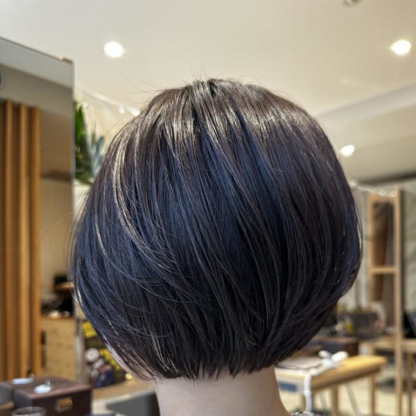 まとまりショートボブ