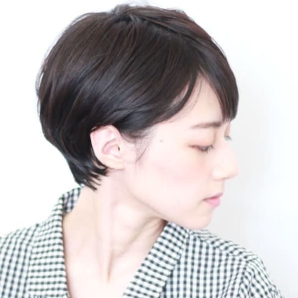大人の黒髪ショート☆