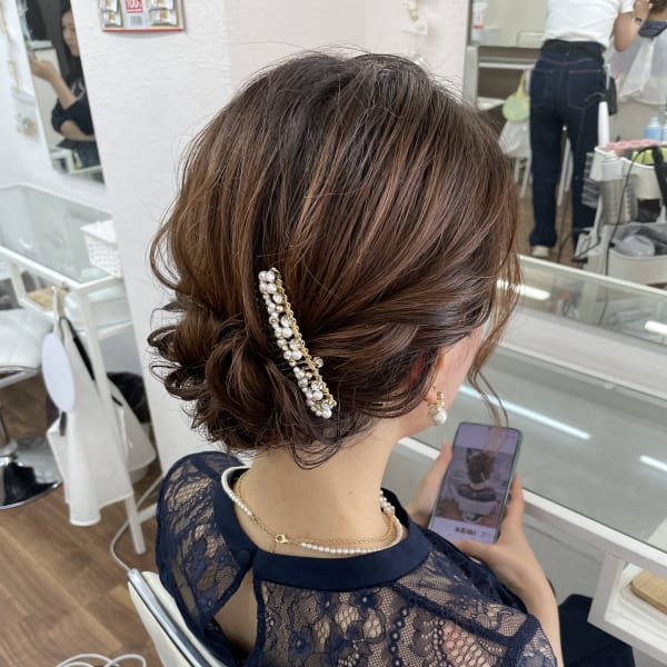 王道アップスタイル