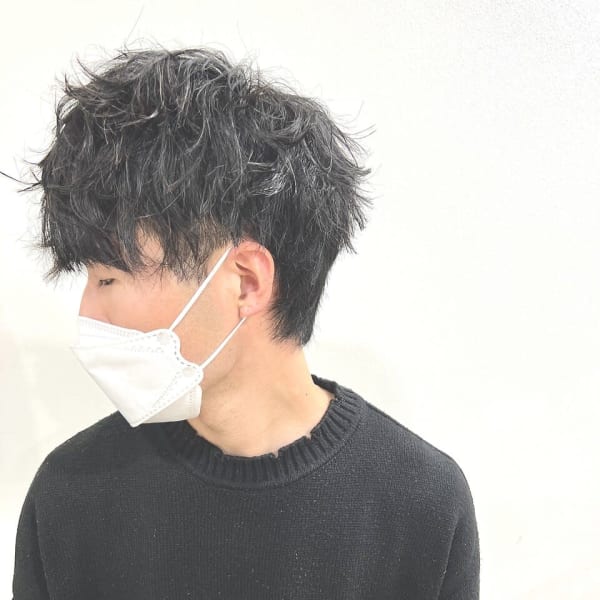 収まり抜群、ショートマッシュウルフ|soin de brace Fran 東花園店