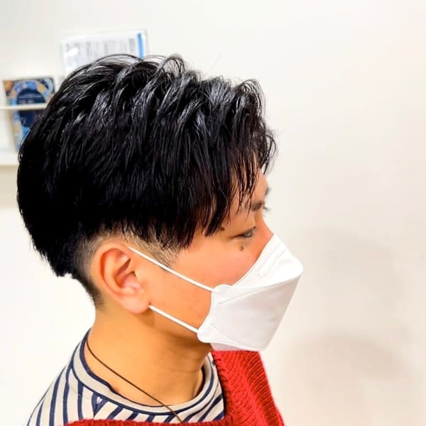 ナチュラルアップバング|soin de brace Fran 東花園店