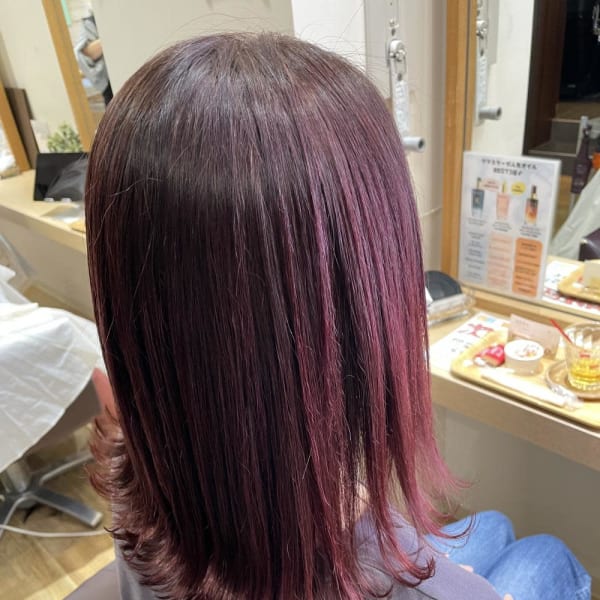 ベリーピンクヘア