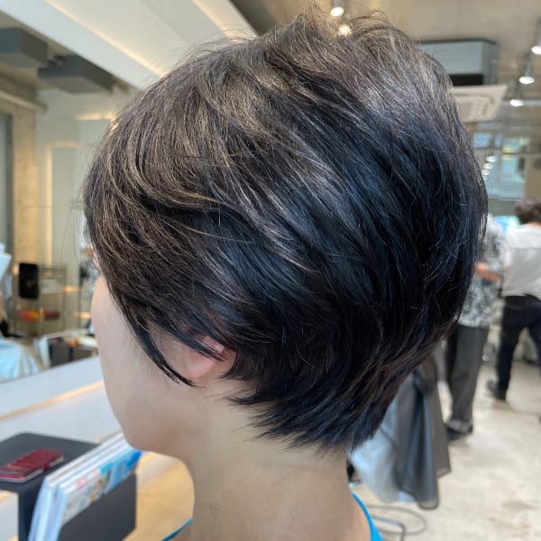 【三鷹 RISK 大橋佳菜子】癖を活かす前下がりショート