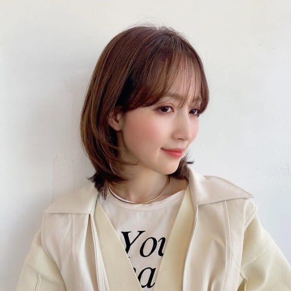  ひし形ワンカール小顔レイヤーボブ|ALICe by AFLOAT