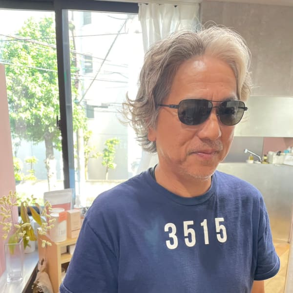 ハイライト/マッシュパーマ/束感/波巻き/束感/波巻き/学芸