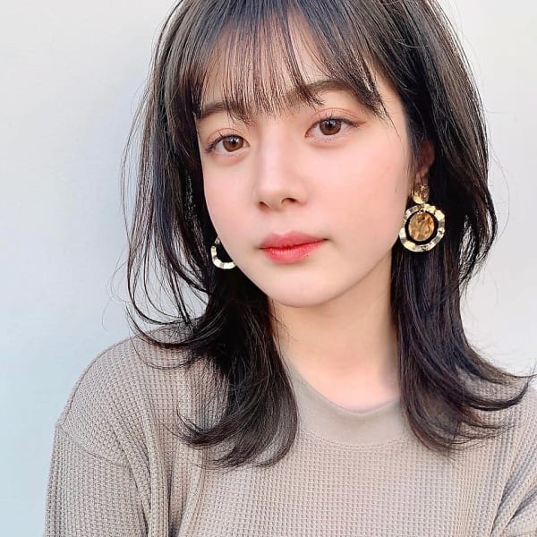 くびれヘア/ウルフカット/グレージュアッシュ/20代30代4