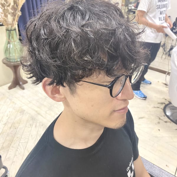 波巻きパーマ/ツイストスパイラル/ツーブロック/プードル|Nouvelle Vallee