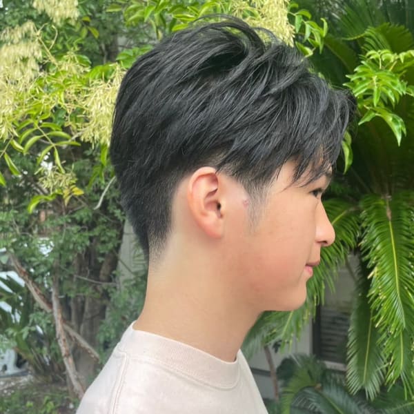 メンズカット　ビジネスヘア　ツーブロック