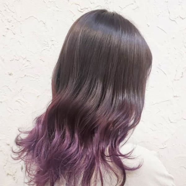【flor 戸塚】*グラデーション+ラベンダー×アッシュ*