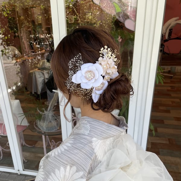 浴衣/ゆるふわお団子