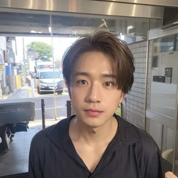 コンマヘア/ツーブロック/刈り上げ/マッシュ/メッシュ/韓国