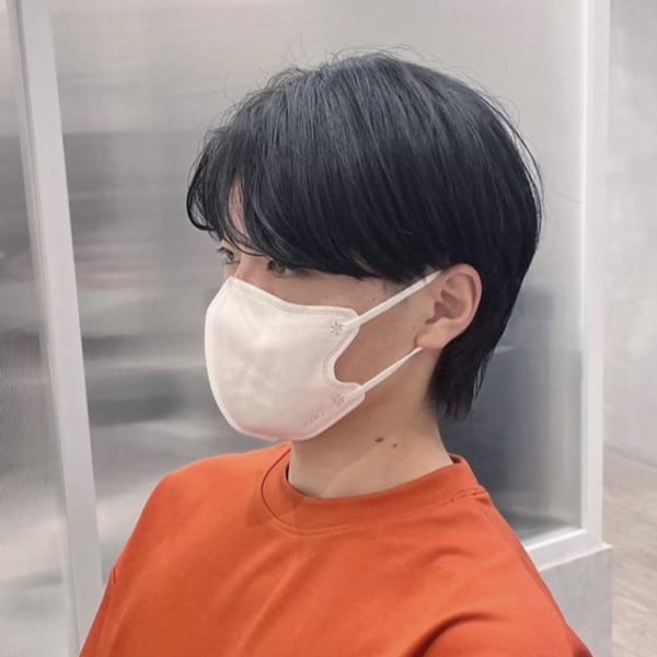 《men's韓国ヘア》マッシュウルフ