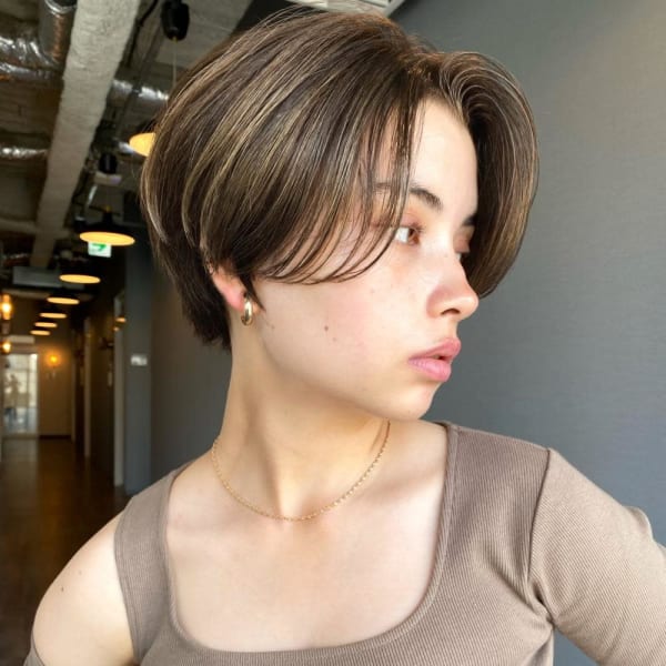 《kitin吉祥寺》ハイライト　MIX　ショート|kitin 吉祥寺