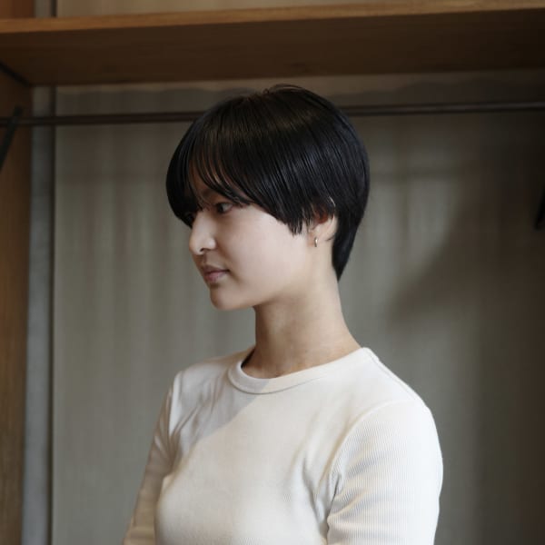 【倉畑果歩】コンパクトなマニッシュショート|NERO HAIRSALON