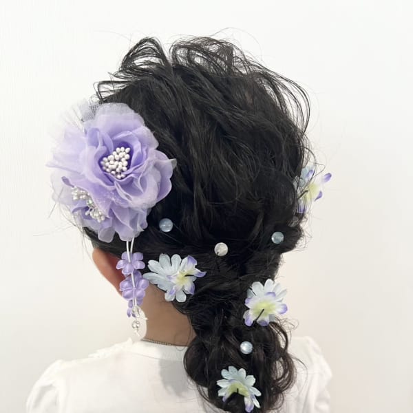 ヘアアレンジ/編みおろし