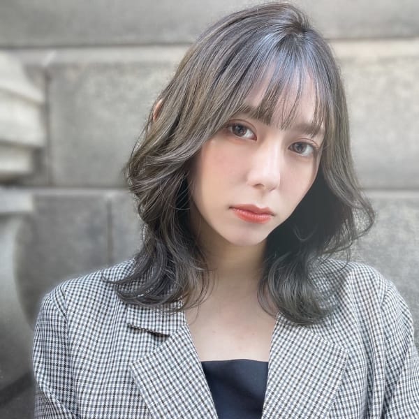 くびレイヤーエモージュ小顔前髪外ハネボブ|LaBlessあべのキューズ《メンズ大歓迎/メンズパーマ》