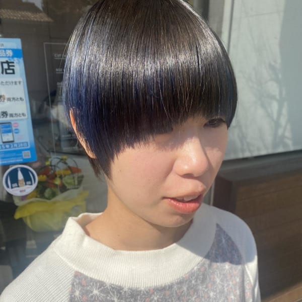 ショートアンブレラカラー ブルー