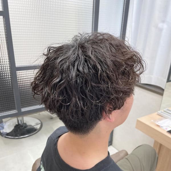 【tocca天王寺】メンズ波巻きパーマ**