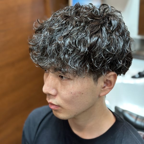 波パーマ/パーマ/無造作/ツイスパ/神保町