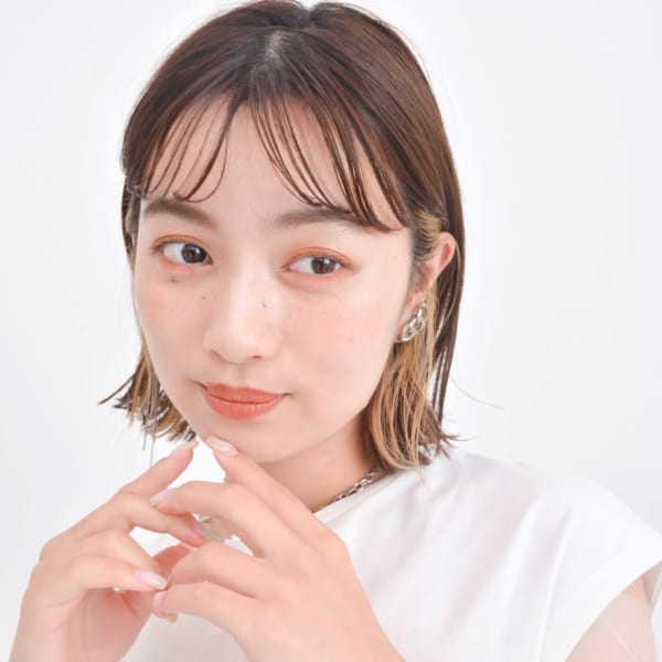 【tetote江坂】ナチュラルインナーカラーマチルダボブ