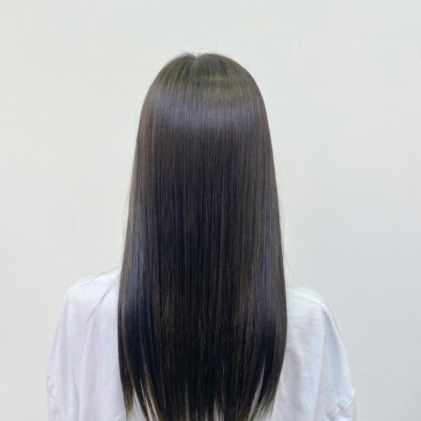 髪質改善&オリーブカラー