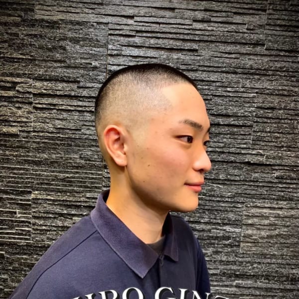 仙台 坊主スキンフェード バーバースタイル