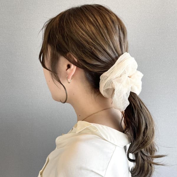 《kitin吉祥寺》ミルクティーベージュ　ロングアレンジ