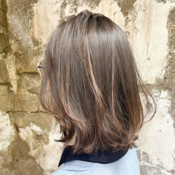 【Reir吉祥寺】*くびれセミディ+ハイライトグレージュ*