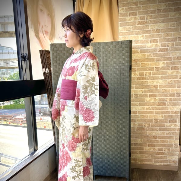 浴衣着付けヘアセット 只今キャンペーン中 ¥6,600