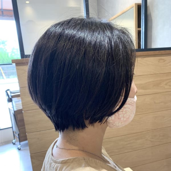 小顔カットショートボブ福岡20代30代40代