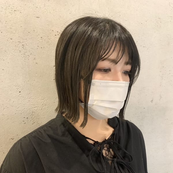 髪質改善カラー/髪質改善/ボブ/オージュア