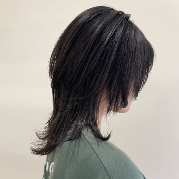 レイヤーウルフ×前髪あり