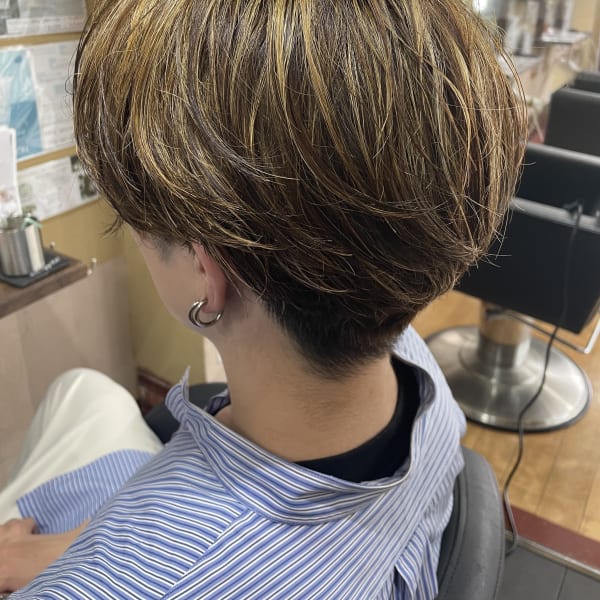 メンズハイライトカラー